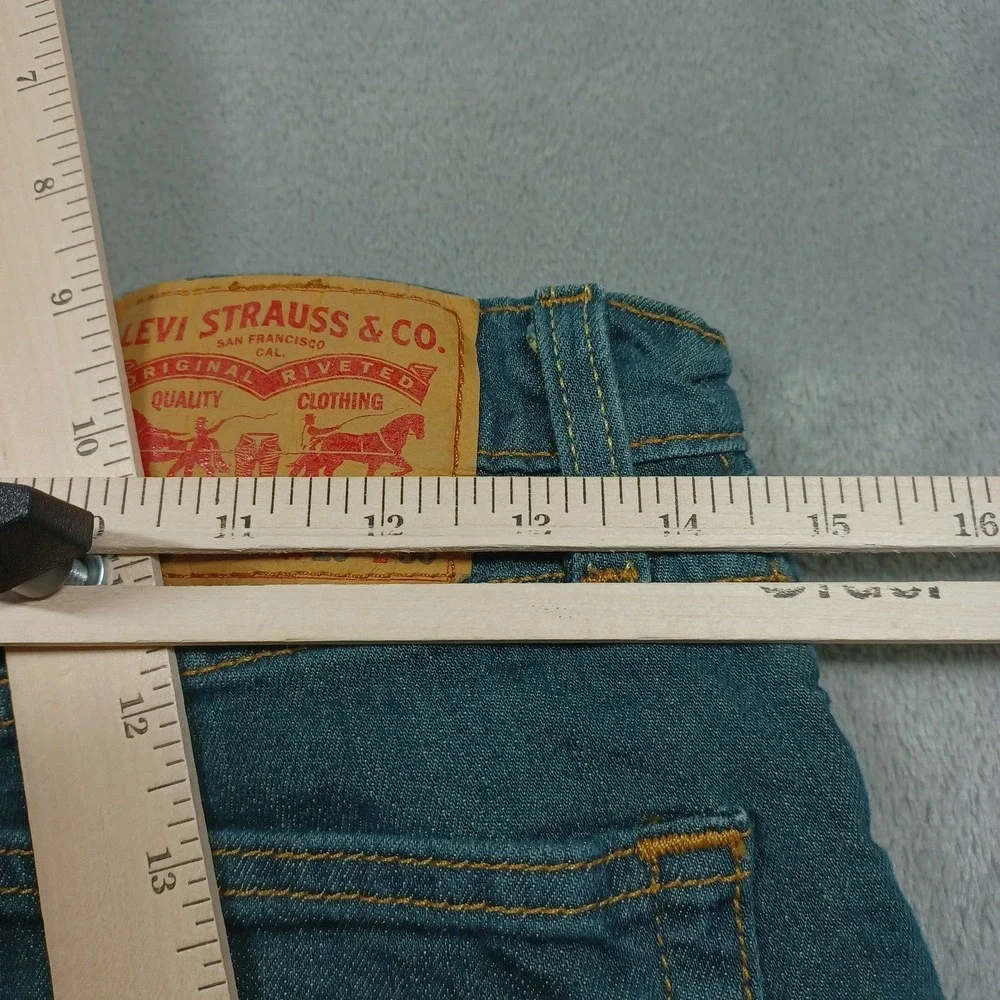 Levis 511 Jeans Mens 29x30 Blue Denim Slim Fit‎ Distressed Pockets Cotton